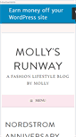 Mobile Screenshot of mollysrunway.com