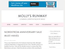 Tablet Screenshot of mollysrunway.com